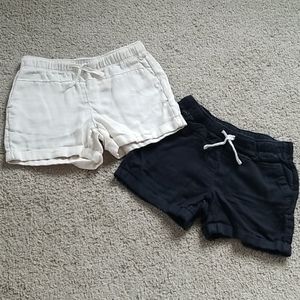 ❤ 4/$20 Two Pair Wonder Nation Black/Tan Shorts